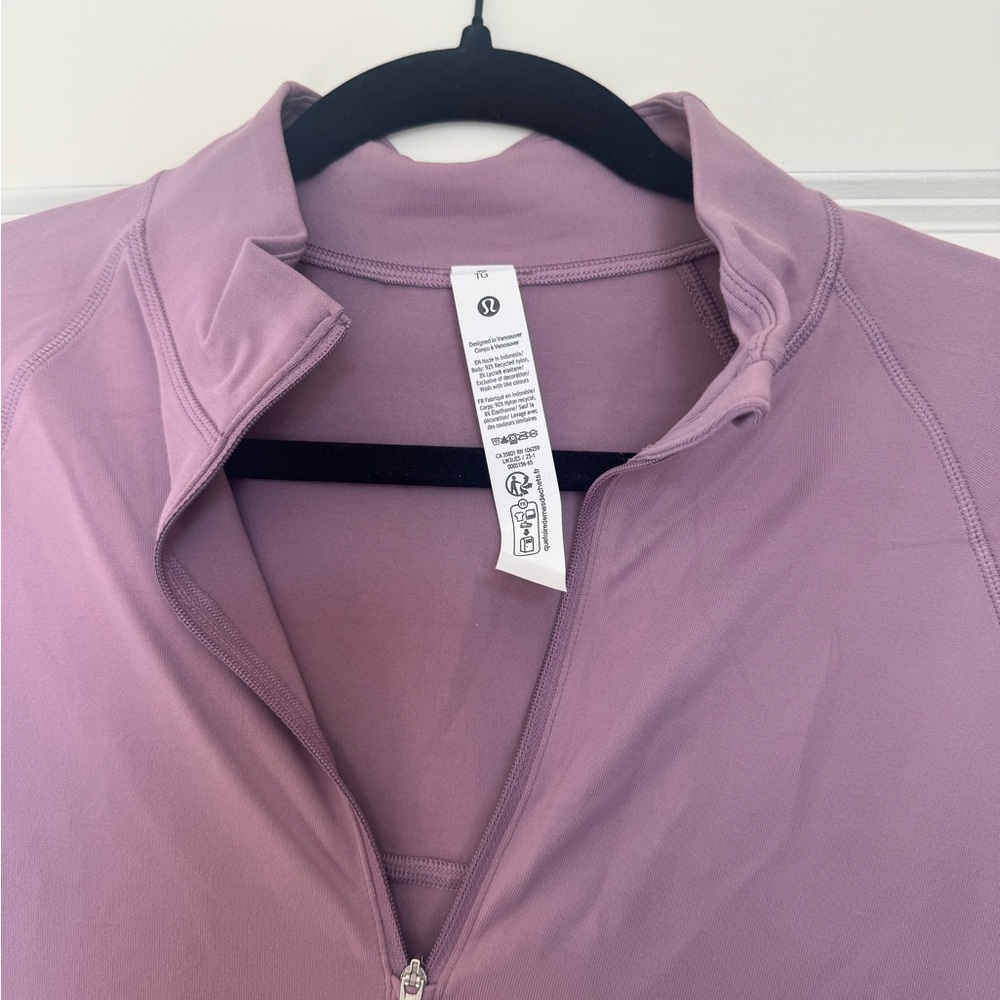 lululemon athletica it’s rulu cropped half zip - Picture 2 of 4